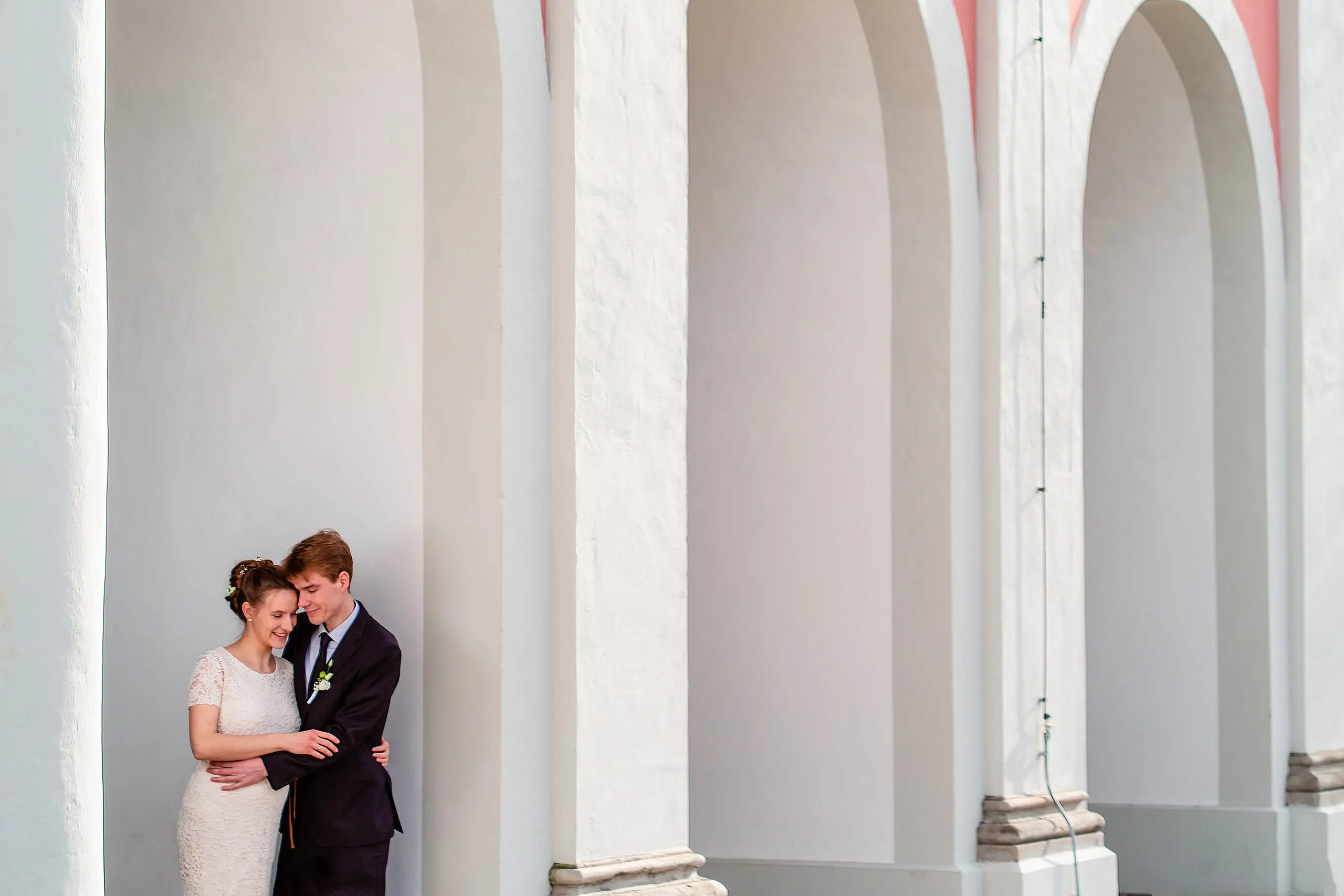 Brautpaar am Rathaus in Rostock